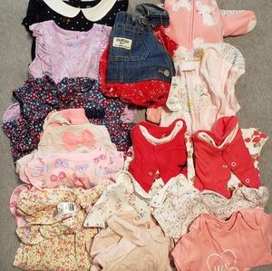 Infant girl lot